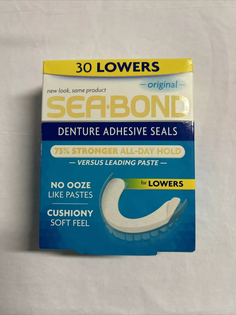 How To Use Sea-Bond Denture Adhesive Seals / Review Sea-Bond Deture  Adhesive Seals 