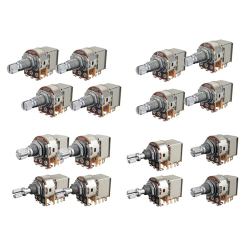 Paar 2 x Gitarre Bass Push Pull Potis für Lautstärke Ton A250K/B250K/A500K/B500K - Bild 1 von 22