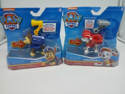 Paw Patrol Chase and Marshall COMBO - 2 Talking toys NEW