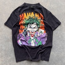 Vintage 1989 Batman Joker T-Shirt XL DC Comics Single Stitch Changes