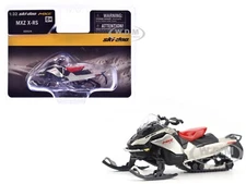 SKI-DOO MXZ X-RS SNOWMOBILE SPARTAN RED & GRAY 1/32 DIECAST BY BRP MODELS 60024