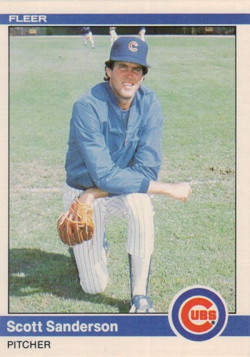 Scott Sanderson #U-104 1984 Fleer Update card