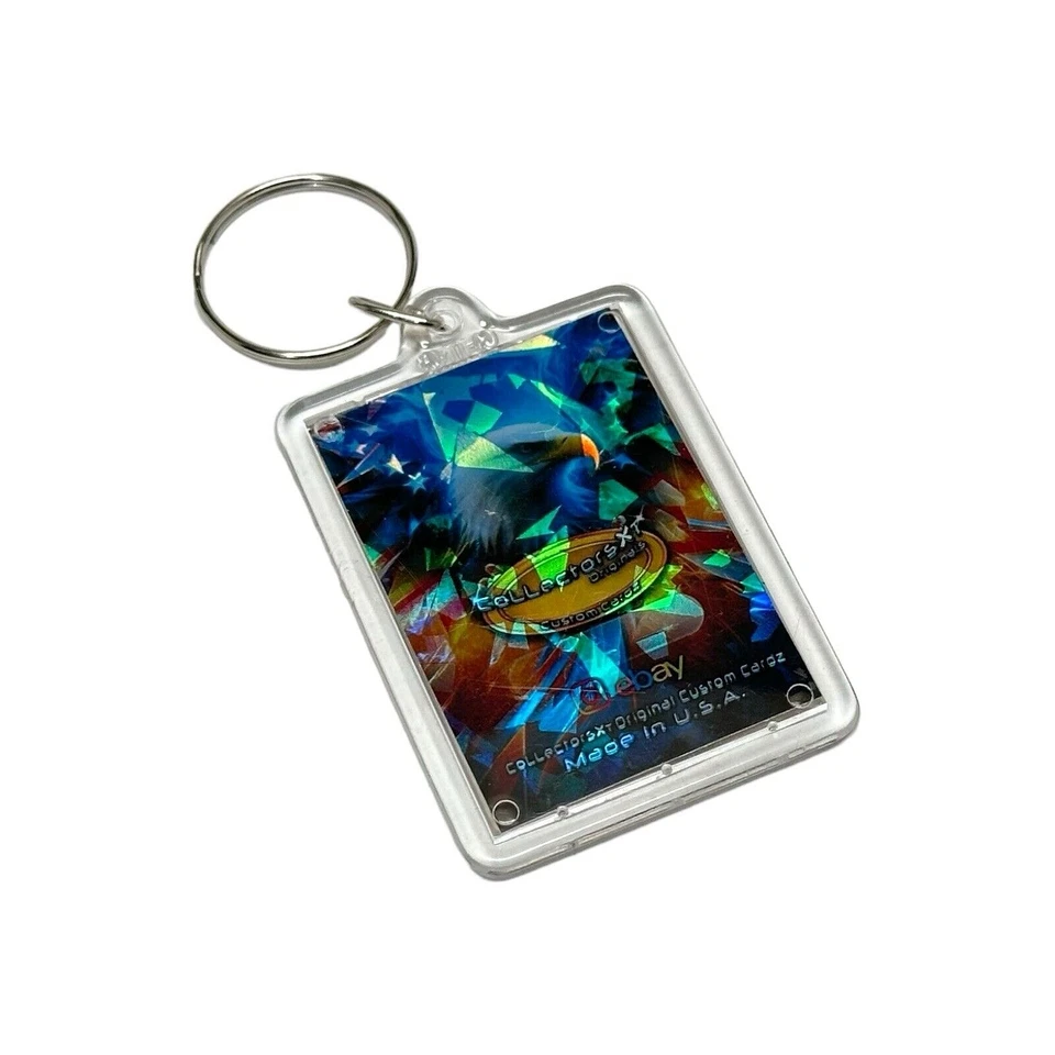 RONALD ACUNA JR ATLANTA BRAVES CRACKED ICE CUSTOM KEYCHAIN - Image 3 of 3