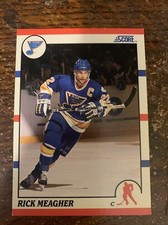 1990-91 Score Rick Meagher St. Louis Blues #267