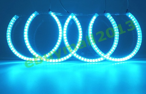 BT App Clear RGB Halo Ring For Challenger Demon Devil Evil Angel Eyes Flash DRL - Picture 18 of 18