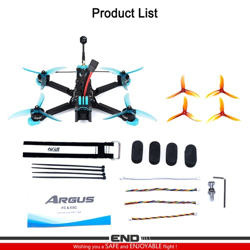 Drone Axisflying MANTA 5 Squashed X Ture X 5 pulgadas FPV Freestyle DJI O4 lite TBS - Imagen 12 de 12