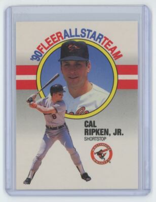 1990 FLEER CAL RIPKEN, JR. . BALTIMORE ORIOLES #8