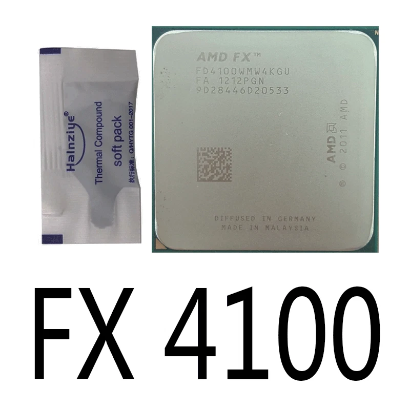 AMD Series FX 4100 FX 4130 FX 4300 FX 6100 FX 6120 FX 9590 AMD FX CPU Processor - Image 3 of 4
