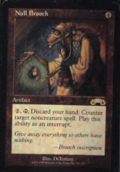 Null Brooch - Exodus: #136, Magic: The Gathering Lp R112