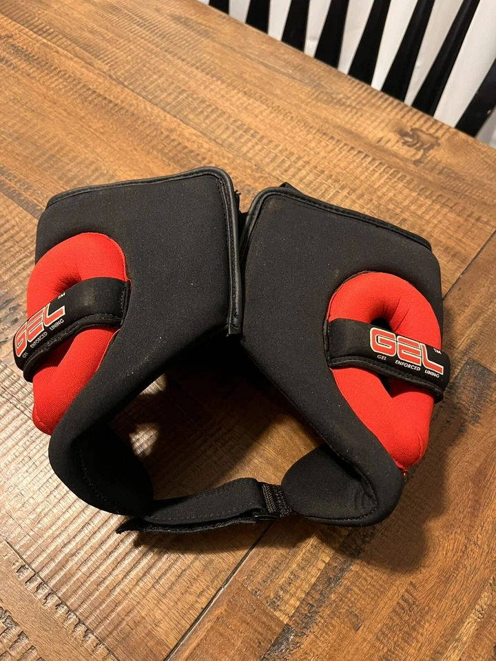 Title Boxing Gel World Full Face Training Headgear - Red Size L/XL (GREAT CON) - Image 4 of 4