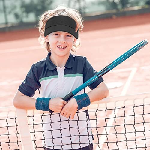 10 Pcs Kids Sun Visor Hats Boys Girls Athletic Sports Visor Adjustable UV Pro... - Picture 7 of 7
