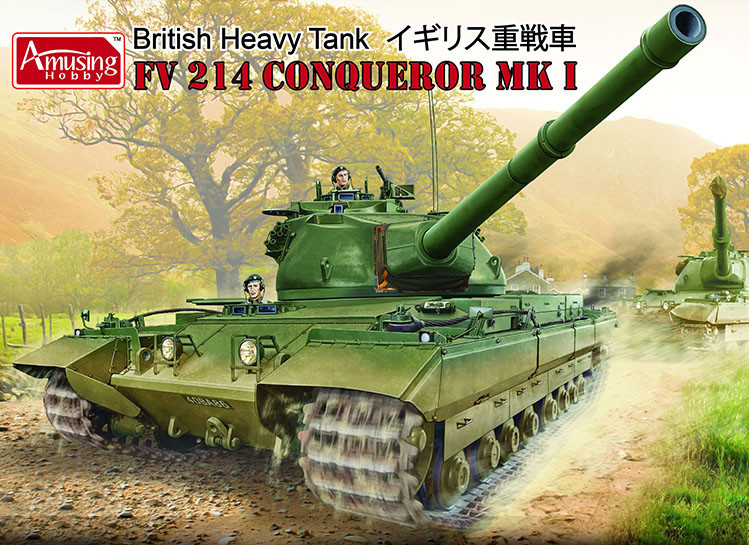 Amusing Hobby 1/35 イギリス重戦車 FV214 MKⅡ 組立塗装済完成品