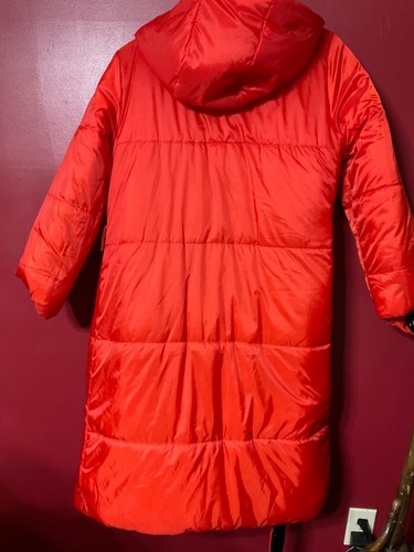 G Giuliana Reversible Metallic Puffer Jacket Black Red NEW 728145 medium - Picture 7 of 9