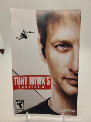 Tony Hawk's Project 8 (Sony PlayStation 2, 2006) Instruction Booklet Only
