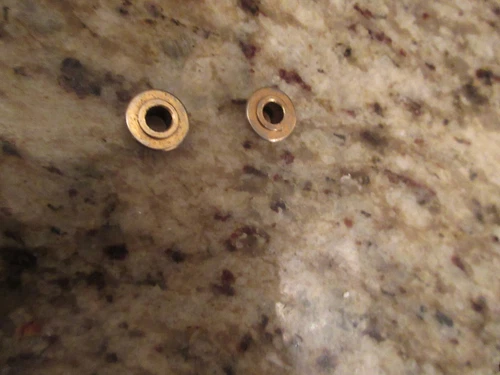 Vintage Pair (2) Gibson Gold Guitar Oversize Tuner Ferrel Bushing