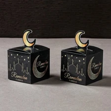 RAMADAN MUBARAK KAREEM CANDY SWEETS GIFT FAVOURS BOX ELEGANT LUXURY x4 FREE P&P