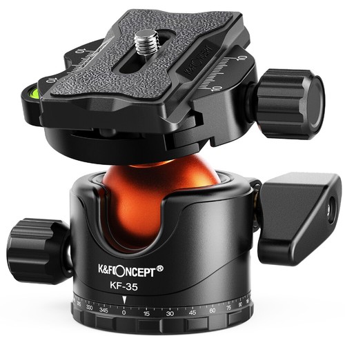 K&F Concept 360° Ball Head 25/28/32/35/36mm With Quick Release Plate for Tripod - Picture 30 of 36