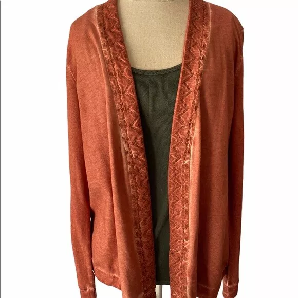 Burnt orange shrug clearance