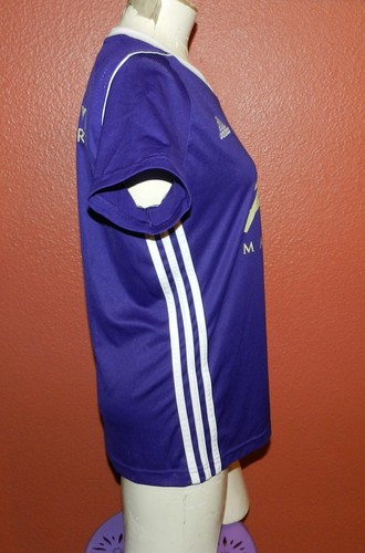 San Antonio Athenians WPSL Woman's Adidas Soccer Jersey Becca Mays #3 Med Purple - 第 8/9 張圖片