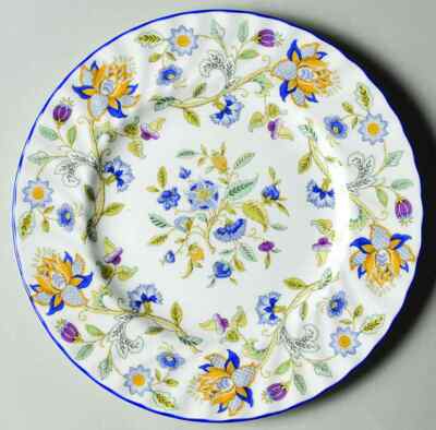 Minton Haddon Hall Blue Salad Plate 331754 | eBay