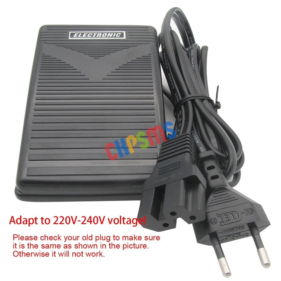 #30990 220V Complete Speed Control Foot Pedal+Cord  fit for Singer Viking Janome - Image 3 of 4