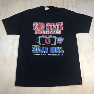 Allstate Sugar Bowl Ohio State Buckeyes T Shirt Adult Large Black