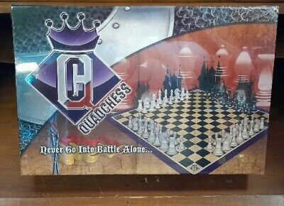 QuadChess Chess Game 2011 Team Play 2 to 4 Players New Sealed