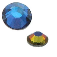 Swarovski Crystal Flatback SS12 Meridian Blue Color 3mm. Approx.144 PCS. 2058