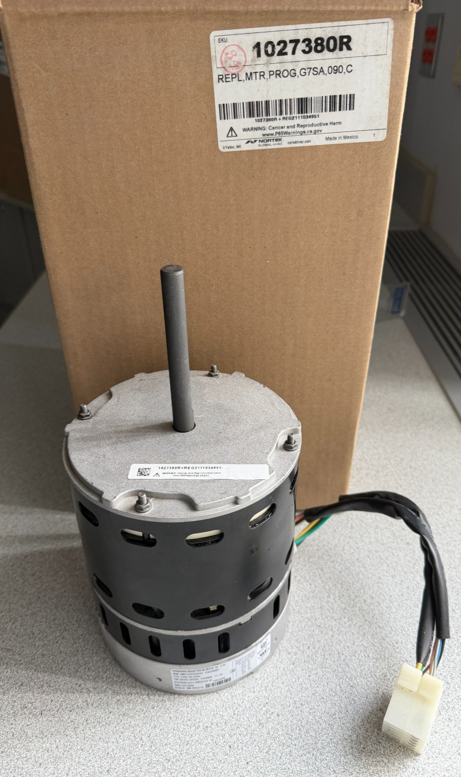 NEW Nortek 1027380R MOTOR G7SA 090 C ZWK702E006046 1021505 Programmable