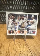 2023 Topps Series 1 - League Leaders Justin Verlander, Alek Manoah, Framber...
