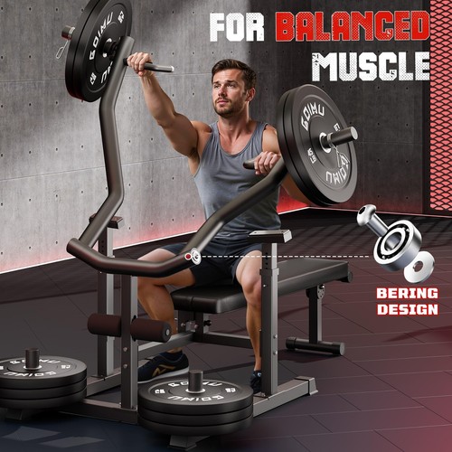 GOIMU Chest Press Machine, Weight Bench Press Machine with Independent Conver... - Picture 2 of 9