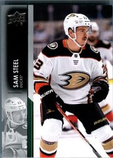 2021-22 Upper Deck Series 2 Sam Steel #256 Anaheim Ducks NHL Hockey Card Base...