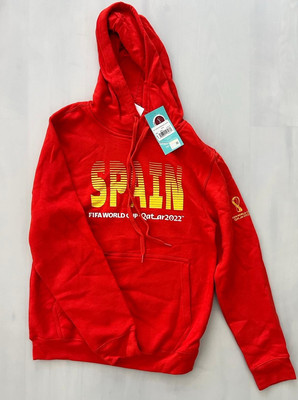 Outerstuff Mens FIFA World Cup Country Fade Fleece Hood, Red, Small