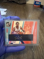 2015-16 Donruss Spencer Dinwiddie AUTOGRAPH Innovative Ink #33-Nets