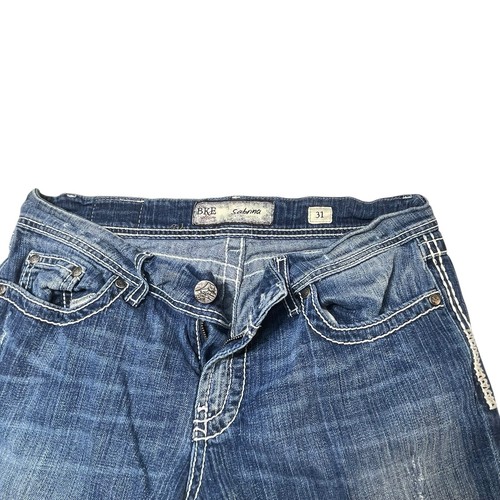 BKE Sabrina Jeans Womens SIZE 31 x 31 Blue Stretch Denim Boot Cut Mid Rise - Picture 5 of 10