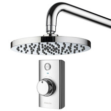 Image of Aqualisa Visage Q Smart Concealed Shower - 200mm Wall Drencher, HP/Combi