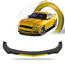 Front Bumper Lip Splitter for Dodge Challenger Civic Camaro Mustang Gloss Black