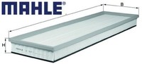 Mahle LX467/1 Luftfilter Luftfiltereinsatz FüR BMW