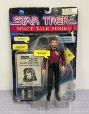 Sealed Playmates 1995 Star Trek Space Talk Series Commander William Riker Figure
