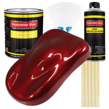Restoration Shop Fire Red Pearl Acrylic Enamel Gallon Kit Auto Paint Restoration Shop Fire Red Pearl Acrylic Enamel Gallon Kit Auto Paint