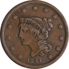 Photo of a 1841-P Large Cent from an eBay listing that sold on Jun 20, 2026