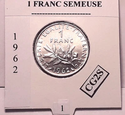 1 Franc Semeuse 1962 - 1 - Photo 1/3
