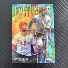 2025 Topps Chrome Logofractor Edition - Fortune 15 Bryce Harper #F15-6