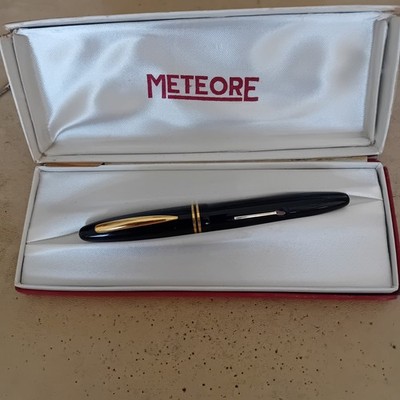 Meteore 835 Füllfederhalter verpackt neuwertig 18kt Goldfeder GT