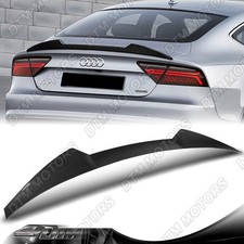 For 12-18 Audi A7 S7 Rs7 Carbon Look V-style Rear Duckbill Trunk Spoiler W-power