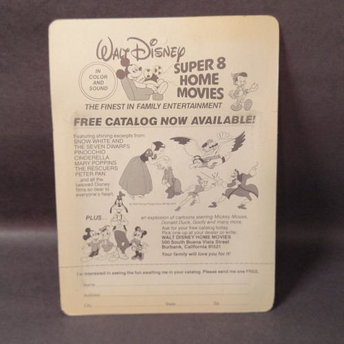 HTF Raro Vintage Walt Disney Pinocchio Come To Life Super 8mm Sigillato PA - Foto 2 di 2