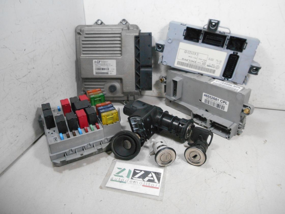 Kit de clés ECU Fiat Punto 188 1.3 Mjet 51kw 70cv 188A9000 2005 55195817