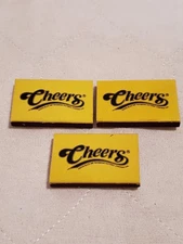 Lot of 3 Bull & Finch Pub Cheers Match Box Beacon Hill Boston Vintage 1980s