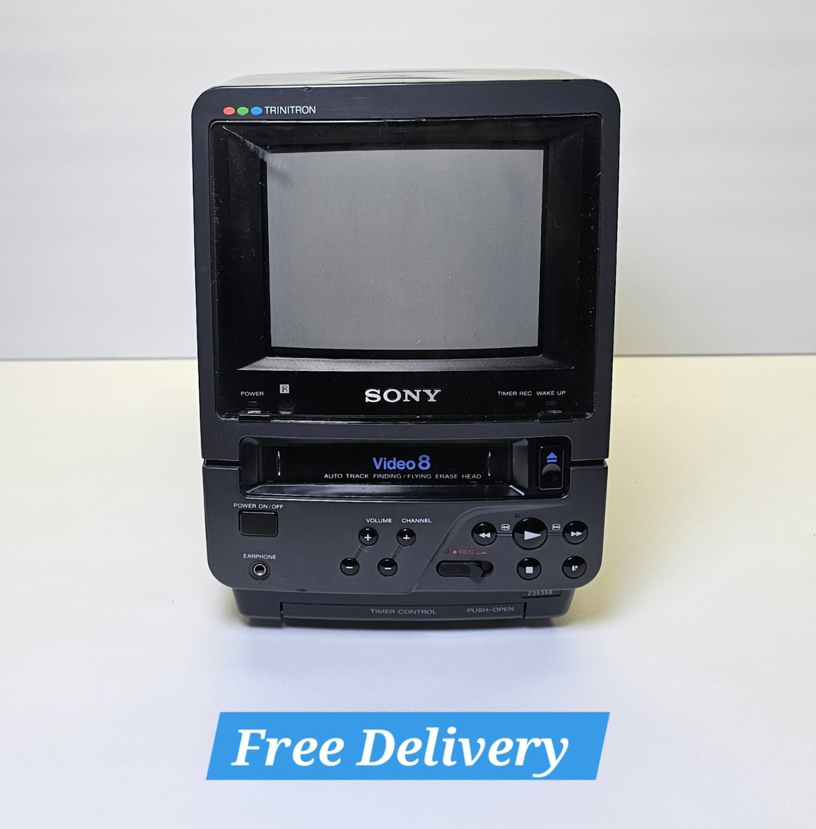 SONY Video8 COMBO EV-DT1 ブラウン管 ソニージャンク Sony Video8 EV-DT1 Trinitron Color Video TV Combo – Powers On (For