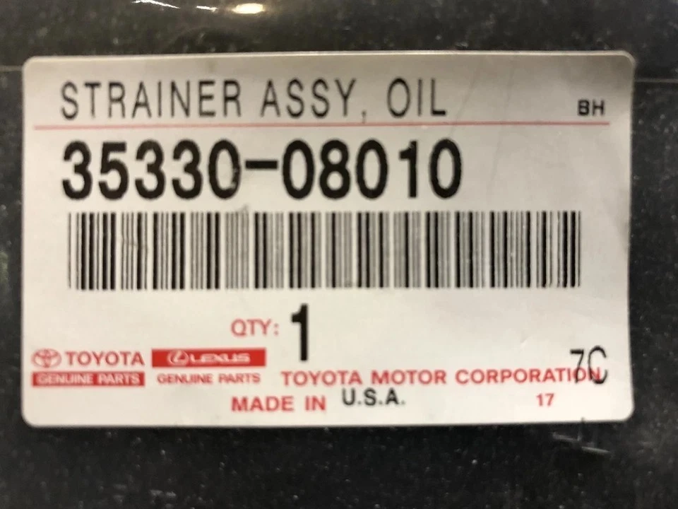 TRANSMISSION OIL FILTER STRAINER TOYOTA CAMRY HIGHLANDER SIENNA Foto 3 de 3